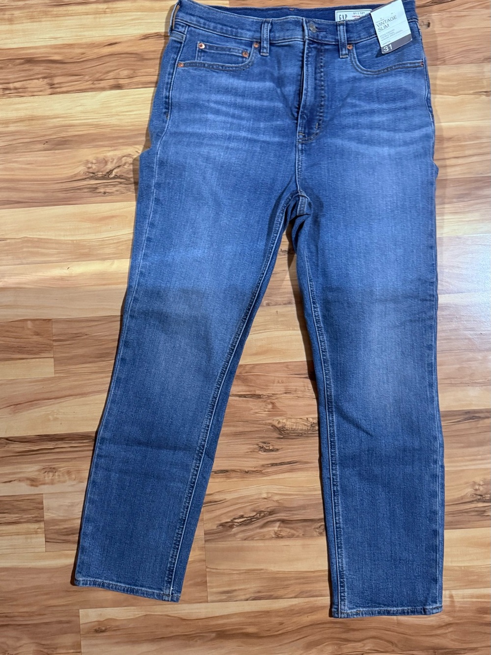 GAP Dark Blue Straight Leg Women's Jeans